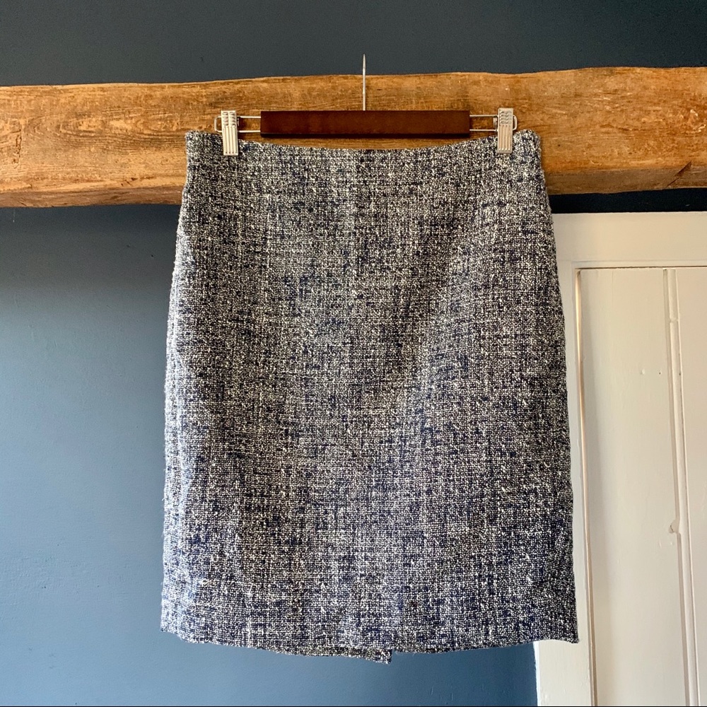 J.Crew tweed pencil skirt